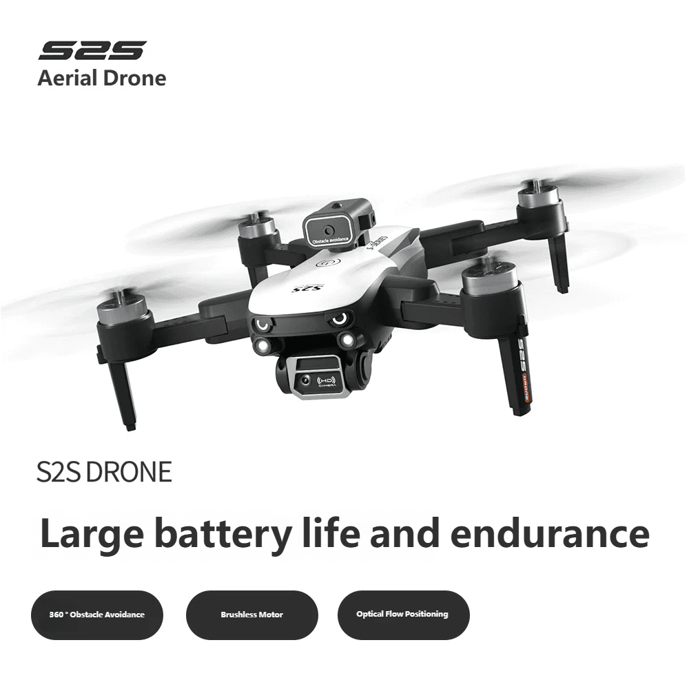LS-S2S 2.4G WIFI FPV With 6K HD Camera 25mins Flight Time Brushless Foldable RC Drone Quadcopter RTF