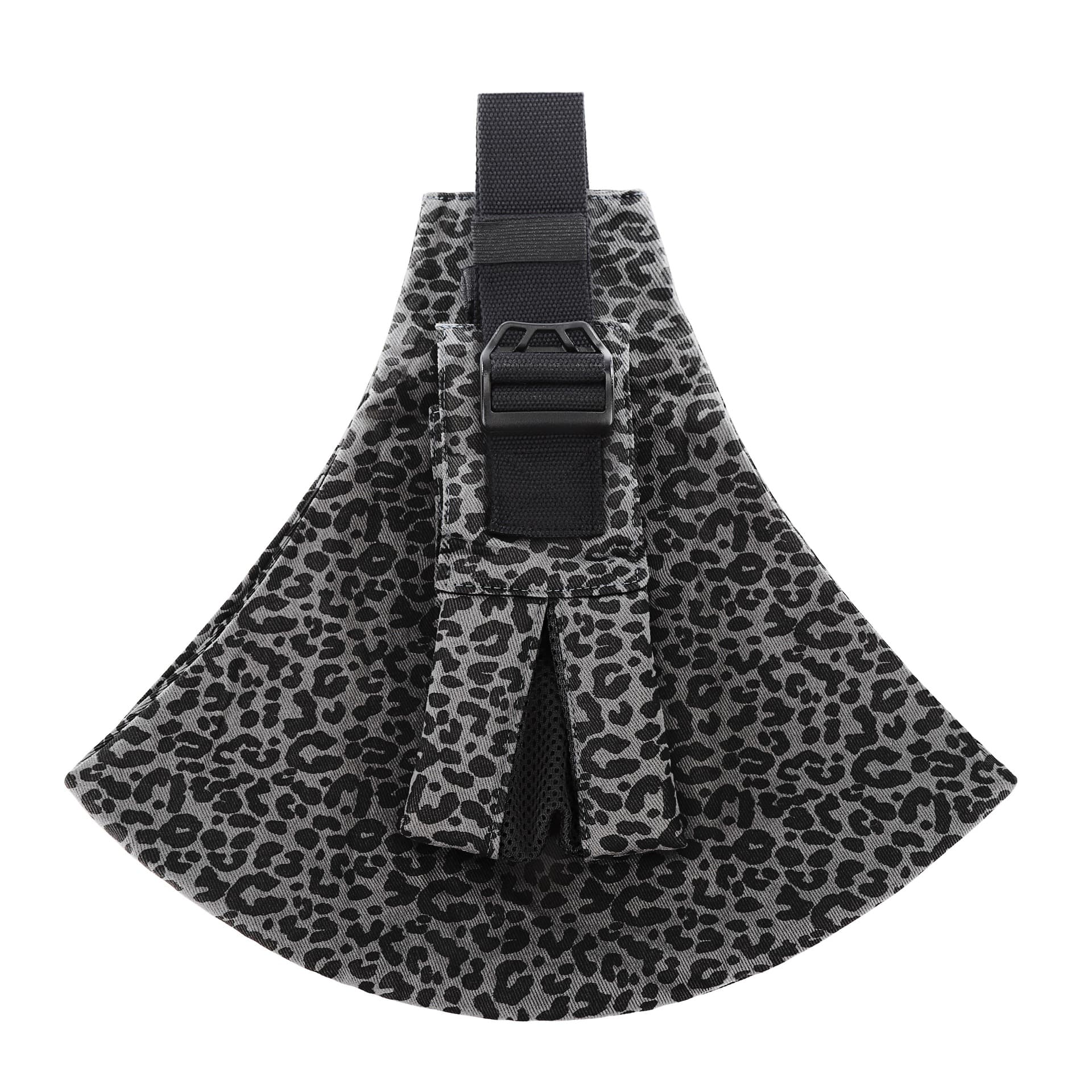 Gray Leopard Print