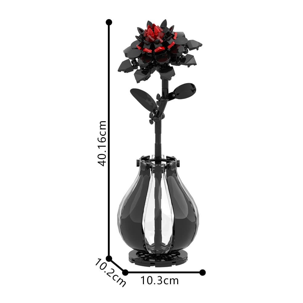 Red Dahlia Particles 150