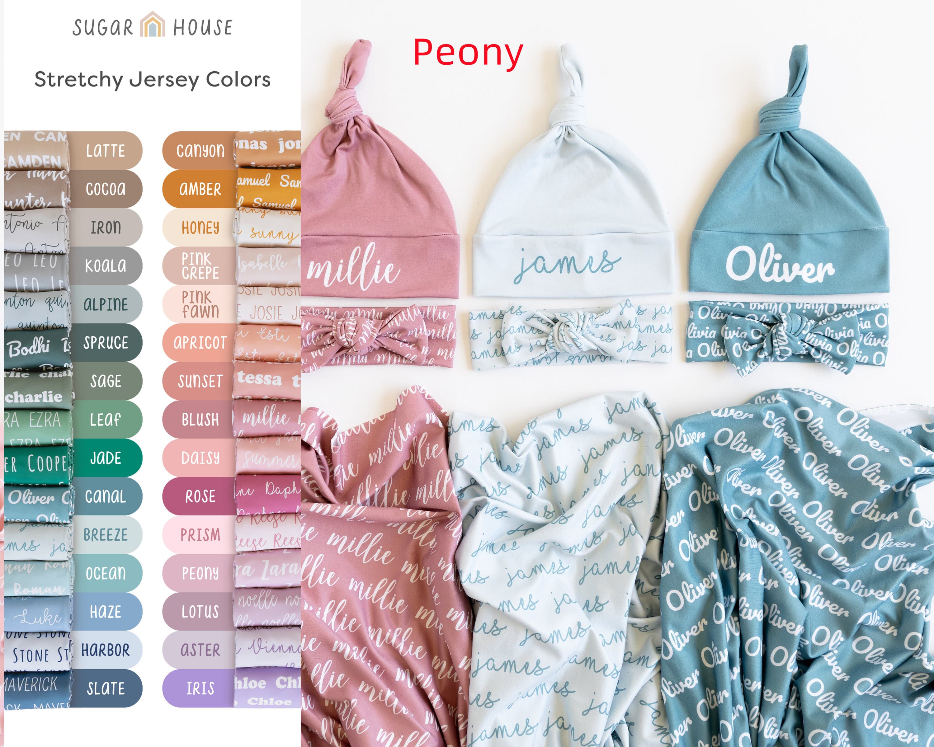 Bow Only · Peony