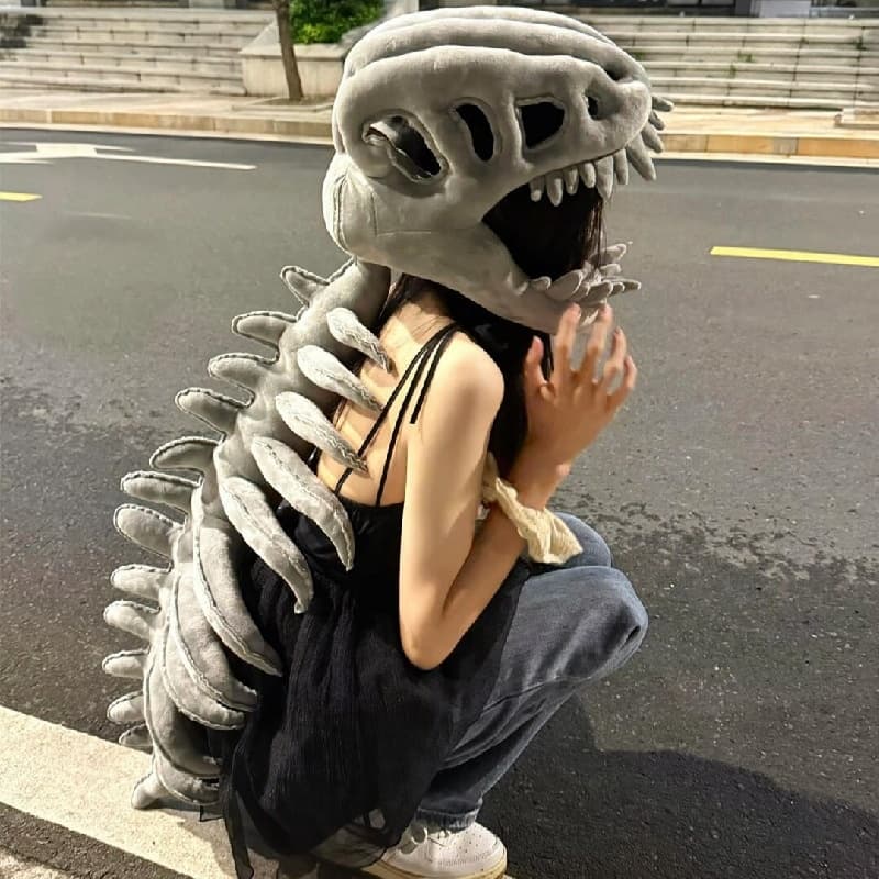 Gray Skull Skeleton · 90cm